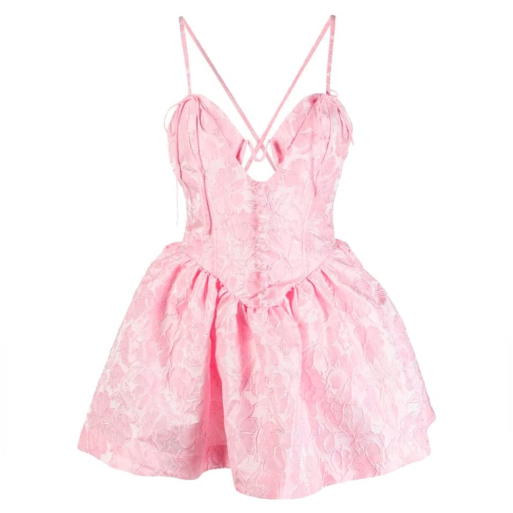 🎉 HP 🥳 🌸 For Love and Lemons Faith Mini Dress 🌸 - Picture 6 of 16